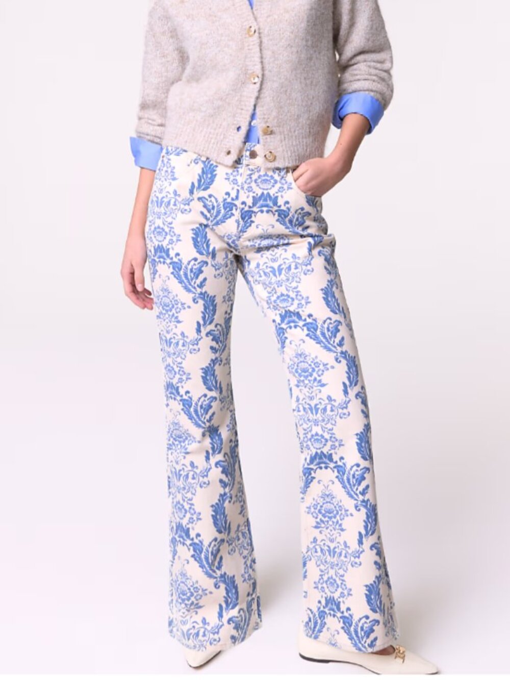 Petite Weekend Toile Boot Jean size 0